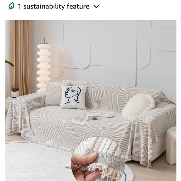 2 couch covers washed but never used size XL and L - Picture 6 of 8